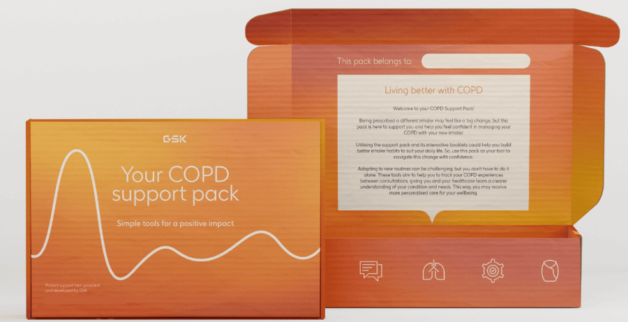 Picture of COPD Patient Support Pack Box